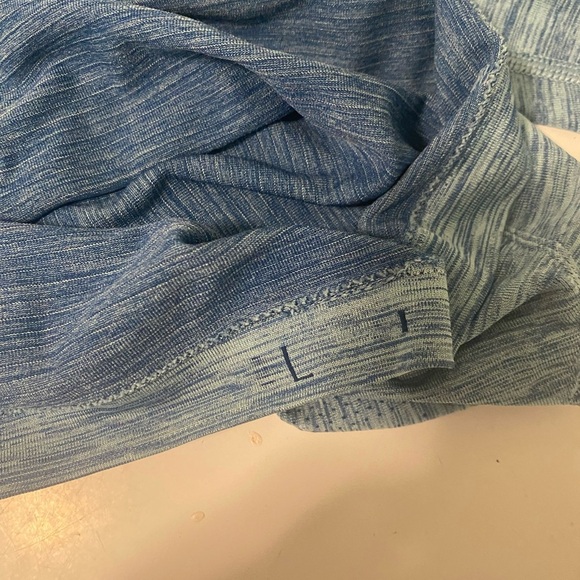 Lululemon Metal vent tech Heathered blue Polo Shirt - Picture 8 of 9